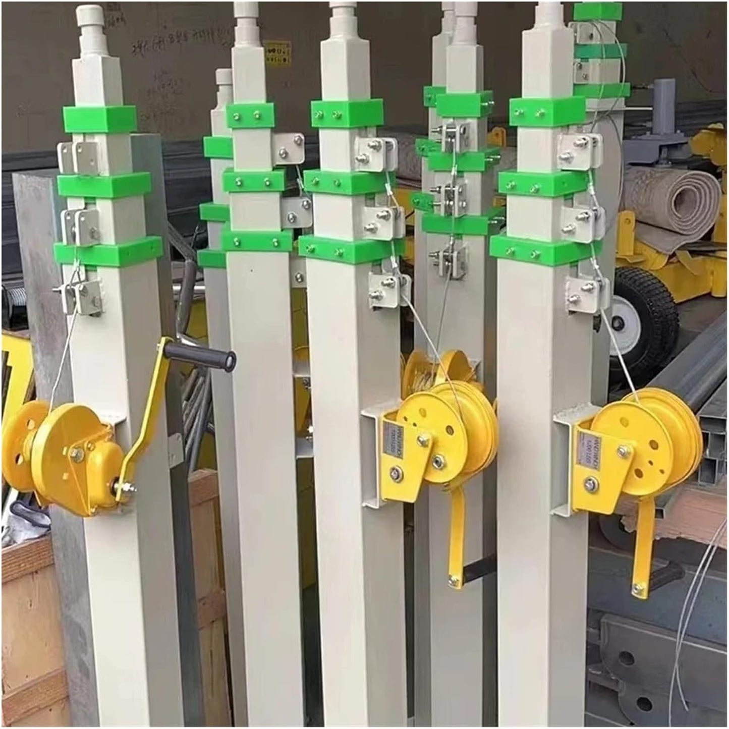 Cabrestante eléctrico galvanizado retráctil de 3-9 metros