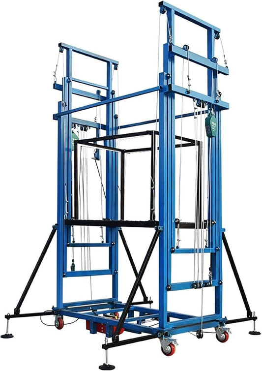 Plataforma de andamio plegable eléctrica, plataforma de elevación móvil&nbsp;