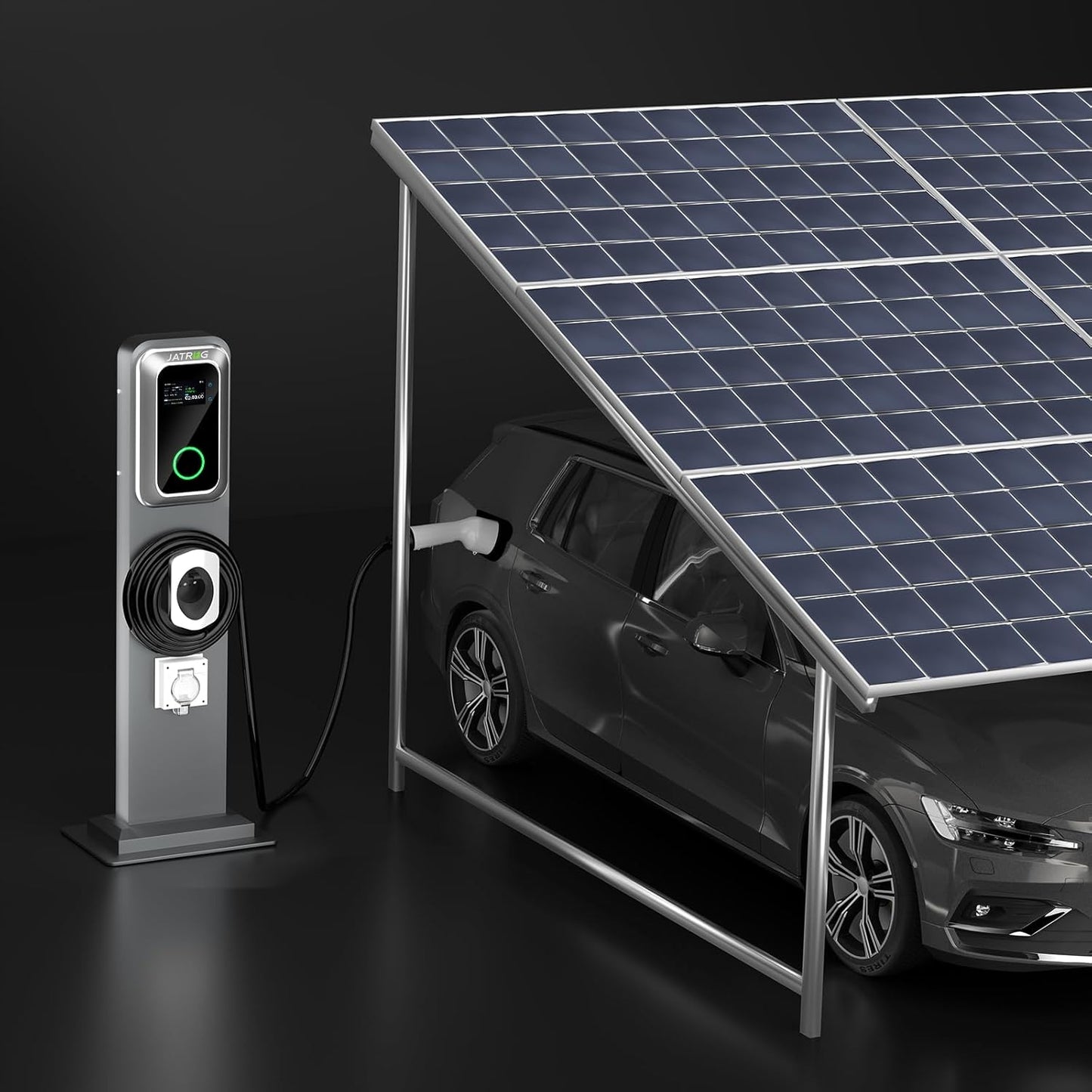 Kit terminal de carga S1 wallbox 22kw 32A trifásico cable 8M vehículos eléctricos&nbsp;