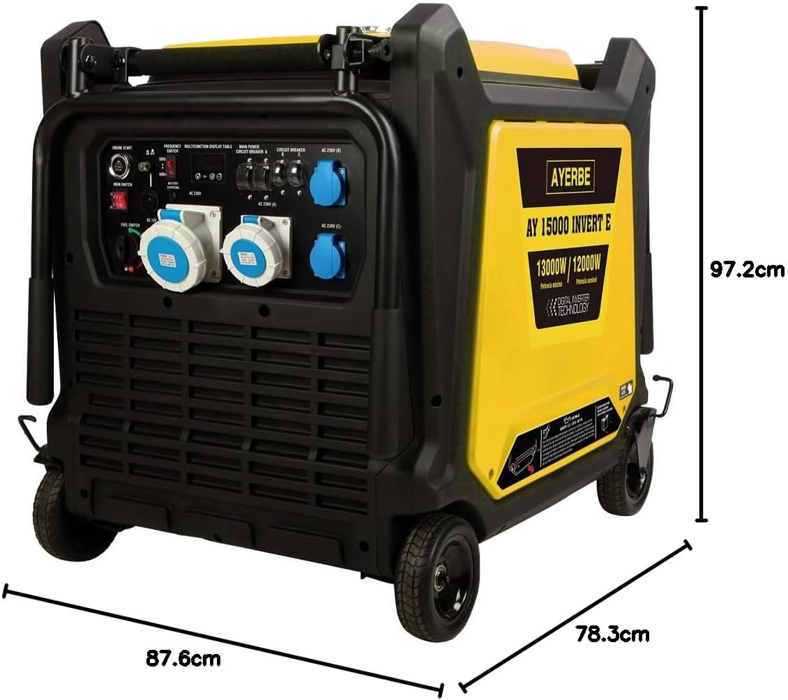 Generador inverter gasolina 13000 W con motor Kiotsu 27 HP&nbsp;