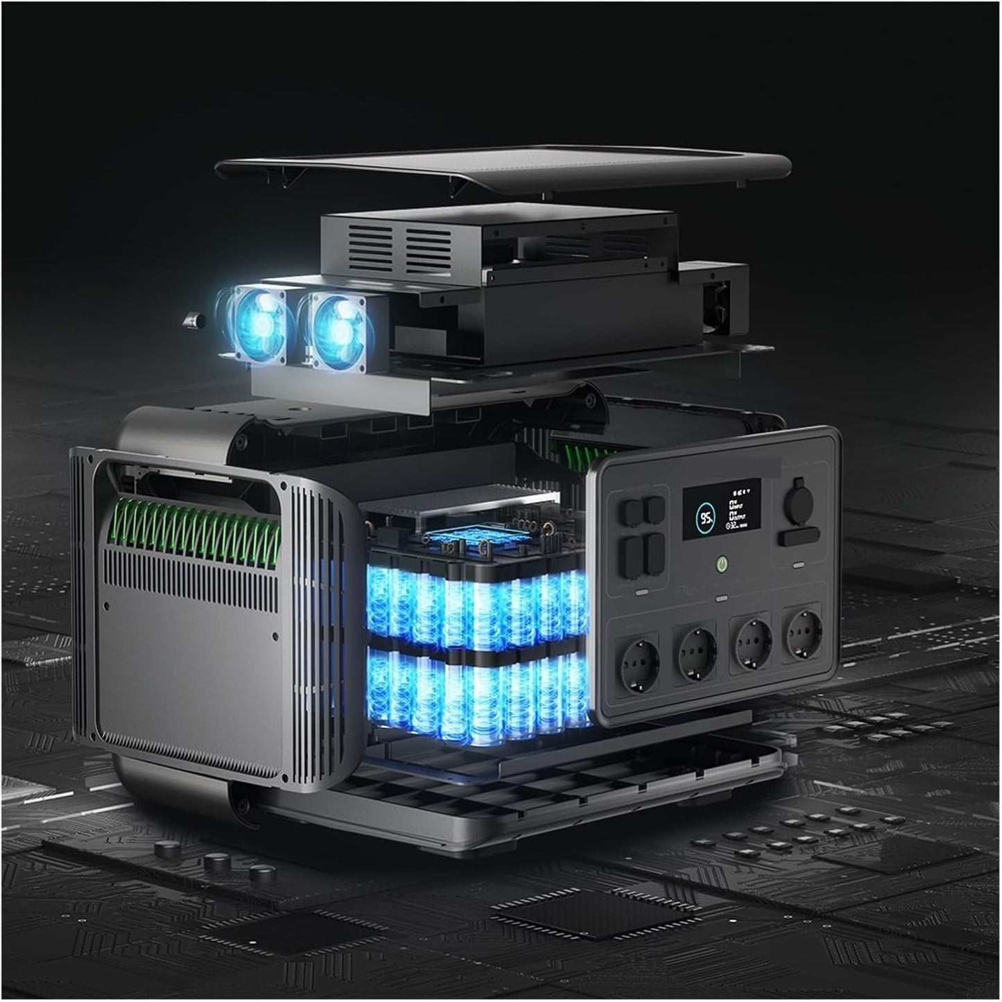 Generador Solar R2500 De 2500 W (pico 4000 W), Central Eléctrica Portátil&nbsp;