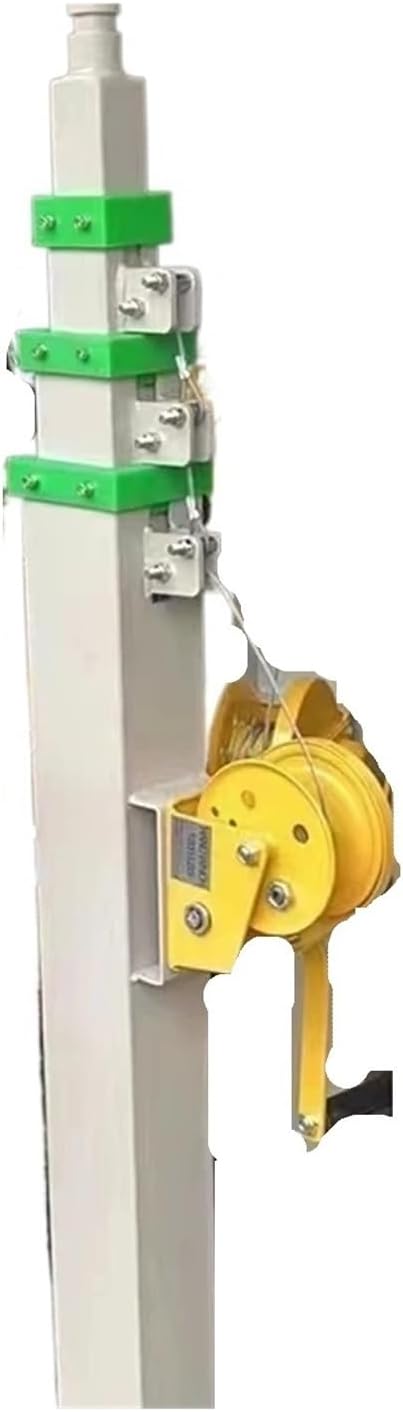 Cabrestante eléctrico galvanizado retráctil de 3-9 metros