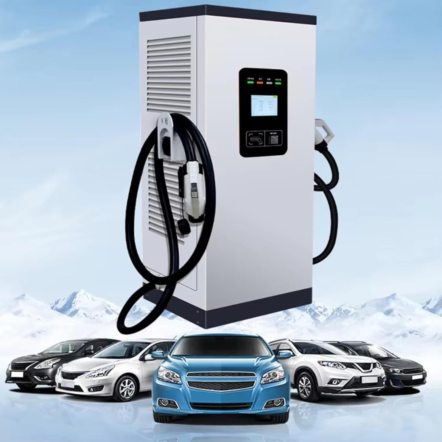 Estación de carga de vehículos eléctricos ecológica de alto amperaje de 320 kW&nbsp;